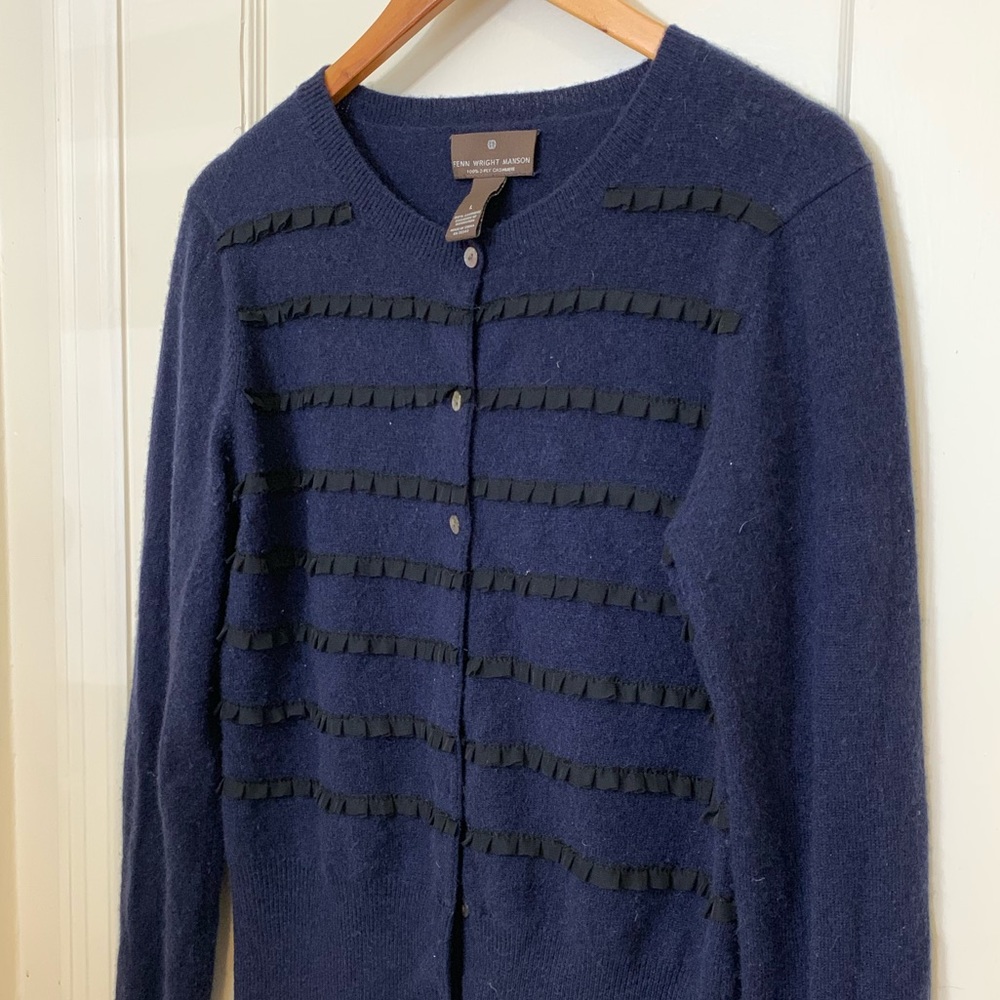 Cashmere cardigan Fenn Wright Manson size L navy